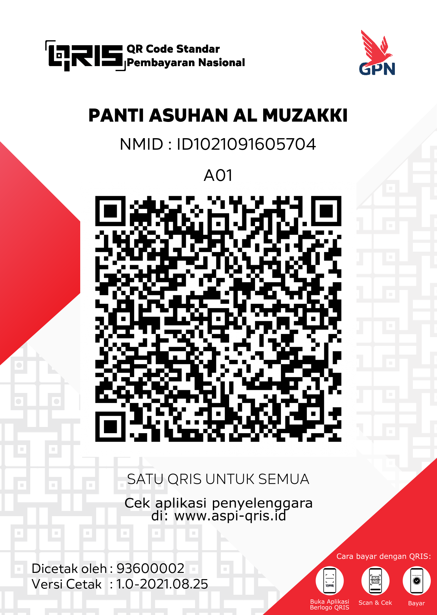 Qris Yayasan Yatim Al Muzakki Jepara