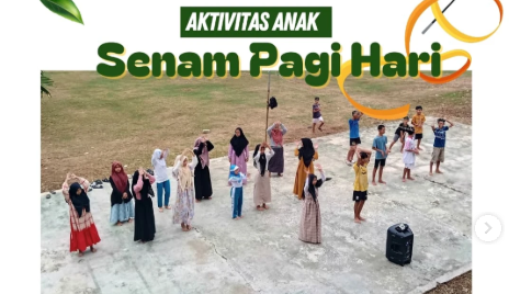Aktivitas Senam Pagi Para Santri